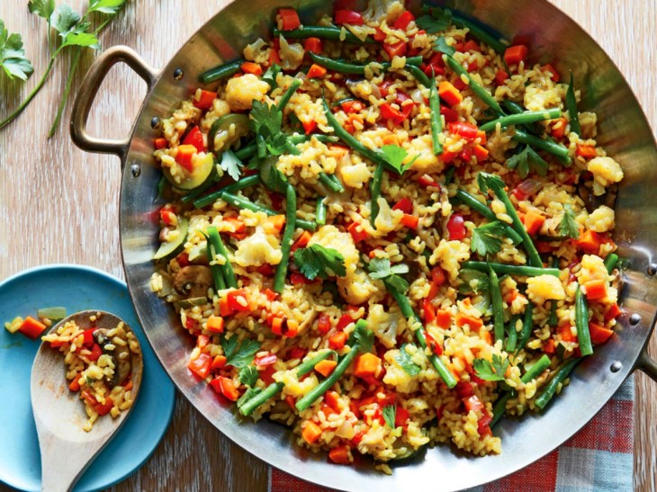 vegetable-paella