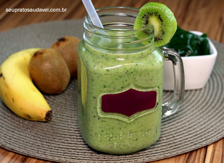 vitamina kiwi espinafre 4