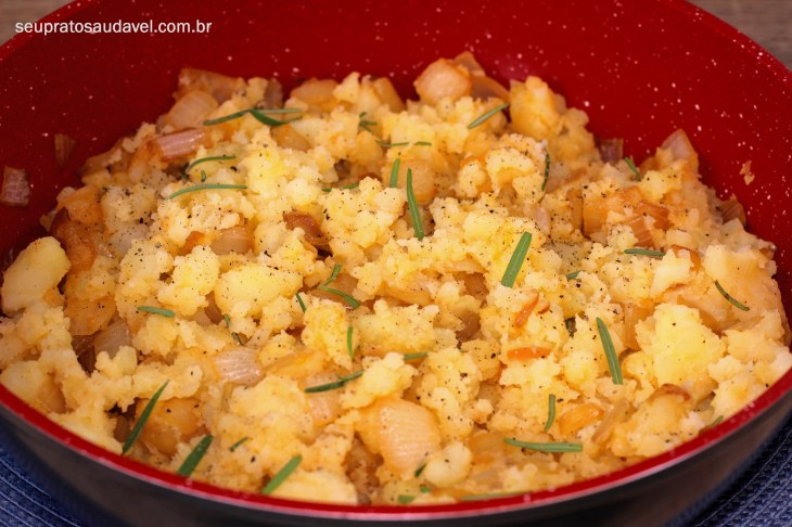 purê rustico ao alecrim 4